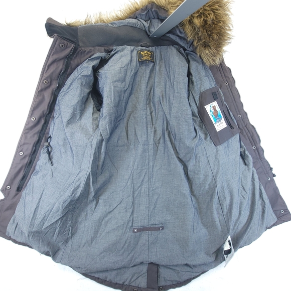 Burton Dryride Women's Ski Snowboard Jacket Size Small Brown - Picture 6 of 9